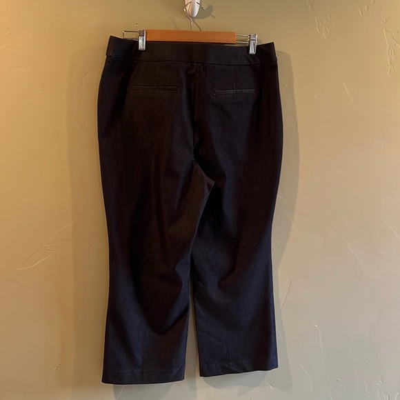 Chico’s Navy Blue Cropped Jean Pants size 2 Large 12 - Picture 8 of 8